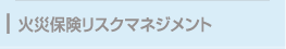 火災保険リスクマネジメント